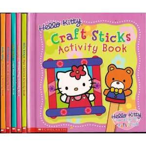   Pipe Cleaners Activity Book, Glitter Clay Activity Book, Craft Sticks