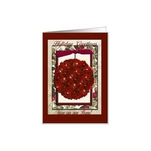  Cranberry Christmas Tree Ornament, Weve Moved Card 