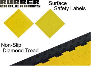 NEW RUBBER SNAKE CABLE WIRE PROTECTOR RAMP BOARD 40 TON  
