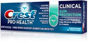  Crest Pro Health Clinical Gum Protection Clean Mint Toothpaste 