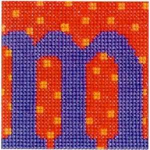  Just Letters M   Cross Stitch Pattern Arts, Crafts 