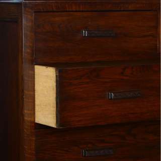   Deco Period Solid Oak Seven Drawer Storage Chest of Drawers x  