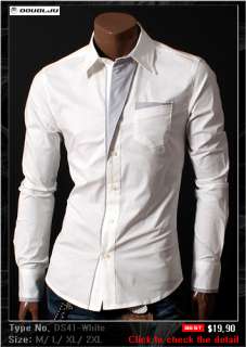 DOUBLJU Mens Casual Best Dress Shirts Collection 3  