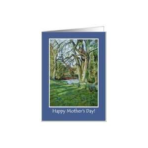  Mothers Day Card   Riverbank in Early Spring Card Health 