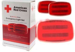 American Red Cross EMERGENCY LIGHT Roadside Light SET  