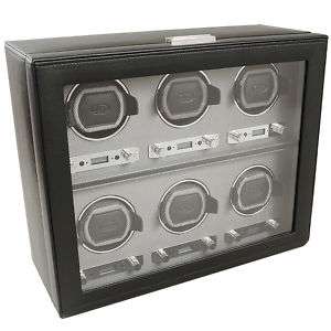 Wolf Design VICEROY 2.7 6 Piece Automatic Watch Winder  