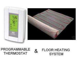 15 SQFT MAT Electric Floor Heat Tile Radiant Warm Heated with Digital 