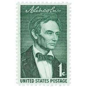  #1113   1959 1c Abraham Lincoln U.S. Postage Stamp Plate 