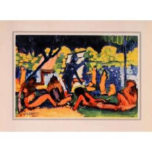 1941 Photolithograph Andre Derain French Abstract Artwork Seine France 