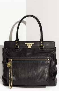 Lanvin Gypsie Leather & Genuine Snakeskin Tote  