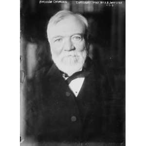 1905 photo Andrew Carnegie, portrait, copyright by F.B. Johnston / F.B 