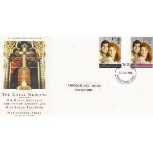   of Prince Andrew and Sarah Ferguson First Day Cover 