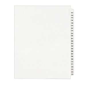  Avery Legal Dividers, Standard Collated Sets, 151 175 Tab 