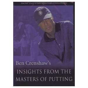  BEN CRENSHAWs INSIGHTS FROM THE MASTERS OF PUTTING   DVD 