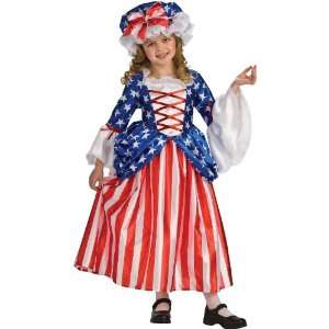  Child Betsy Ross Costume Size Small 4 6   884369 
