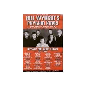 Bill Wyman of The Rolling Stones Handbill Poster