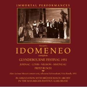  Idomeneo [Glyndebourne Festival    July 14, 1951 Birgit Nilsson 