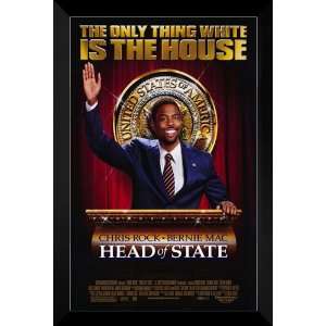    Head of State FRAMED 27x40 Movie Poster Chris Rock