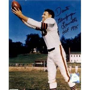Dante Lavelli Gluefingers Autographed/Hand Signed Cleveland Browns 