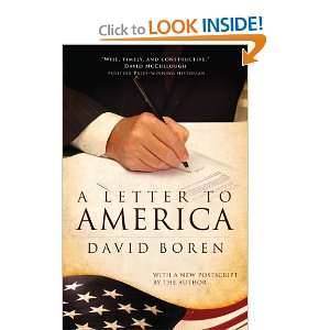  A Letter to America [Paperback] David L. Boren Books