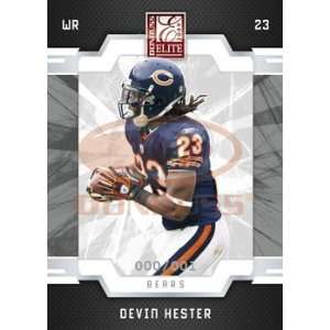 Devin Hester   Chicago Bears   2009 Donruss Elite NFL Football Trading 