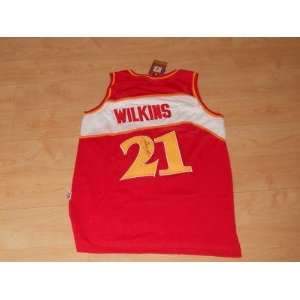 Dominique Wilkins Autographed Uniform   HOF   Autographed NBA Jerseys