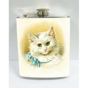 Dorothy Travers Pope Cat 70 oz Stainless Flask Everything 