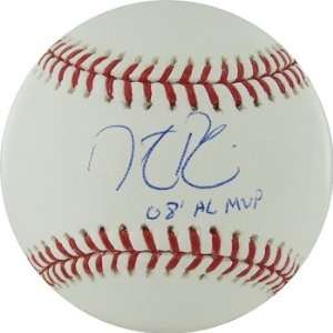 Dustin Pedroia Autographed/Hand Signed 08 AL MVP MLB Baseball 