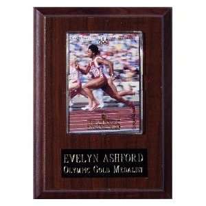  Evelyn Ashford, Olympic Gold Medalist, 4.5 x 6.5 Plaque 
