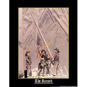  Firefighters at Ground Zero by Thomas Franklin. Size 22.00 