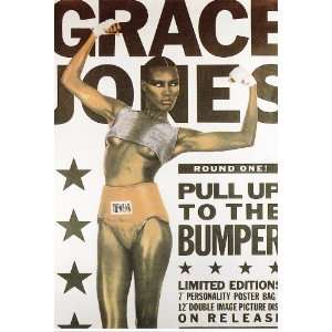 Grace Jones Pull up to the Bumper Postcard   RARE   4 x 6