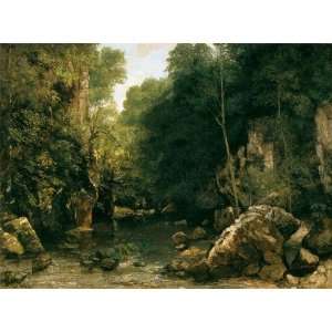 Hand Made Oil Reproduction   Gustave Courbet   32 x 24 inches   The 