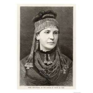  Madame Schliemann Wife of Archeologist Heinrich Schliemann 