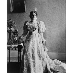  1800s photo Ida S. McKinley, full length portrait 