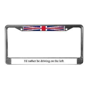  Union Jack London License Plate Frame by  