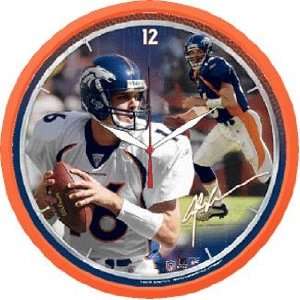  NFL Jake Plummer Broncos Logo Wall Clock *SALE* Sports 