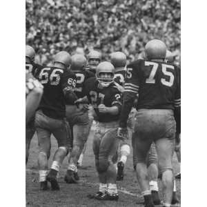 Navys Prize Halfback Joe Bellino Playing in a Game Against Notre Dame 