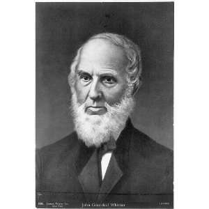  John Greenleaf Whittier,1807 1892,Quaker poet,abolition 