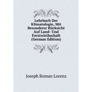   (German Edition) Joseph Roman Lorenz  Books