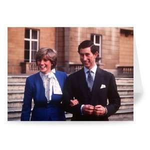  Prince Charles and Lady Diana Spencer   Greeting Card 