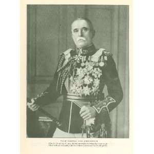  1922 Print British Field Marshal Lord John French 
