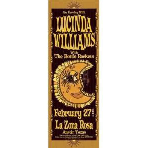  Lucinda Williams Austin Texas Concert Poster MINT