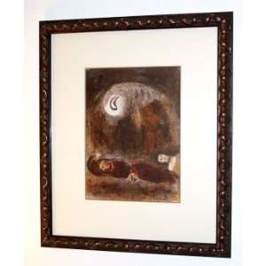 Marc Chagall   Ruth at the Feet of Boaz Original Color Lithograph 
