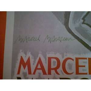  Marceau, Marcel Theater Program Signed Autograph 1956 