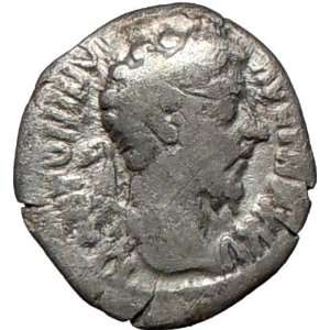 MARCUS AURELIUS 172AD Silver Authentic Ancient Roman Coin ROMA w 