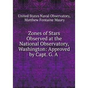   Matthew Fontaine Maury United States Naval Observatory Books
