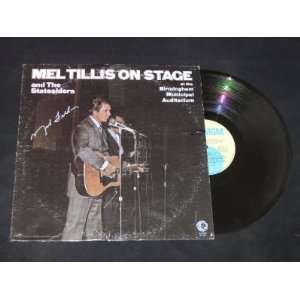 Mel Tillis   On Stage   Signed Autographed Record Album Vinyl LP
