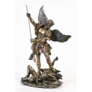    * Sale *   Archangel St Saint Michael Statue Sculpture Magnificent