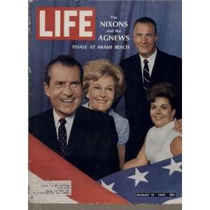 Richard Nixon and Spiro Agnew with their wives Patricia and Margaret 