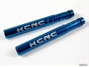 NEW KCNC Valve Extenders Extension Presta 50mm Blue  